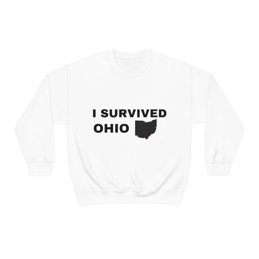 "I Survived Ohio" Long Sleeve Sweatshirt